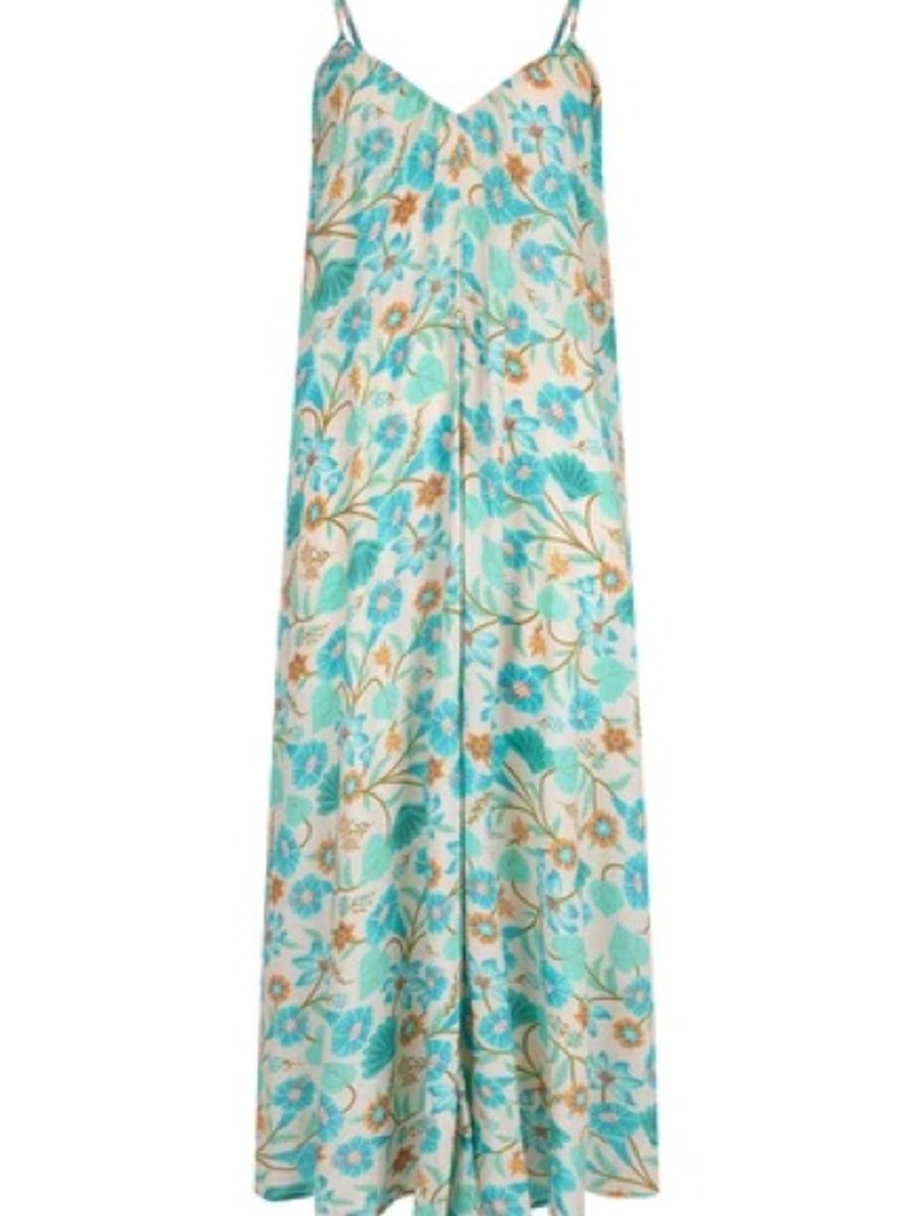 Spell Starlet Goldie Strappy Maxi dress in Lagoon | Size Small | EUC